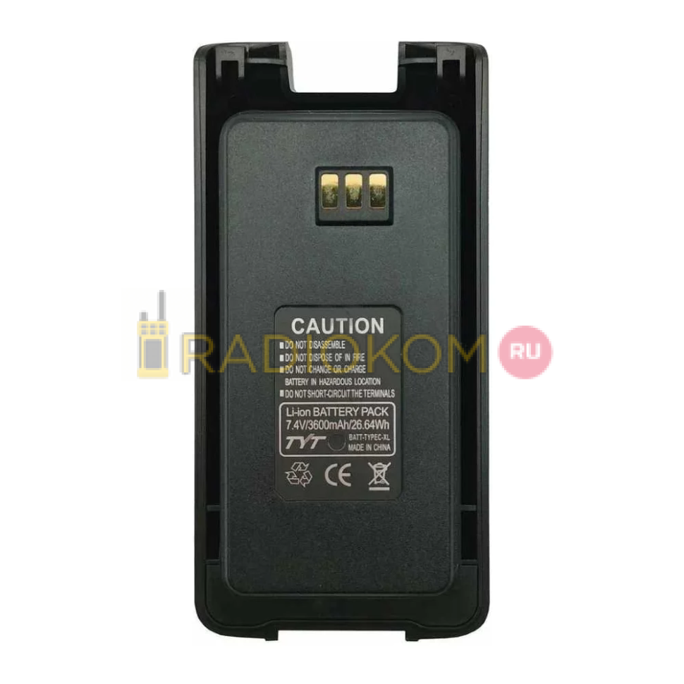 Аккумулятор для радиостанции TYT MD-UV390 (Type‑C)